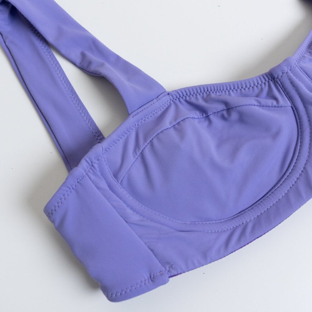 ✨ Knix Balcony Cup Bikini Top Grape Pop Purple - Picture 5 of 8